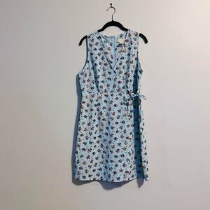 HOLIDAY SALE 50% OFF! // Express Light Blue Floral Sleeveless Romper